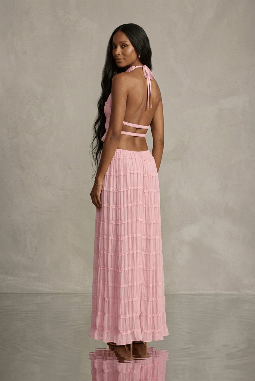 Ensemble Olivia - Top Bustier & Jupe Midi - L'atelier de Malte