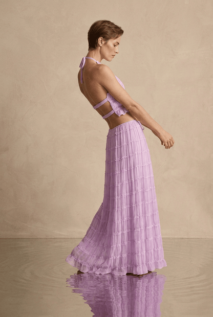 Ensemble Olivia - Top Bustier & Jupe Midi - L'atelier de Malte