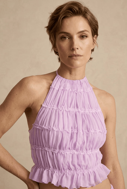 Ensemble Olivia - Top Bustier & Jupe Midi - L'atelier de Malte
