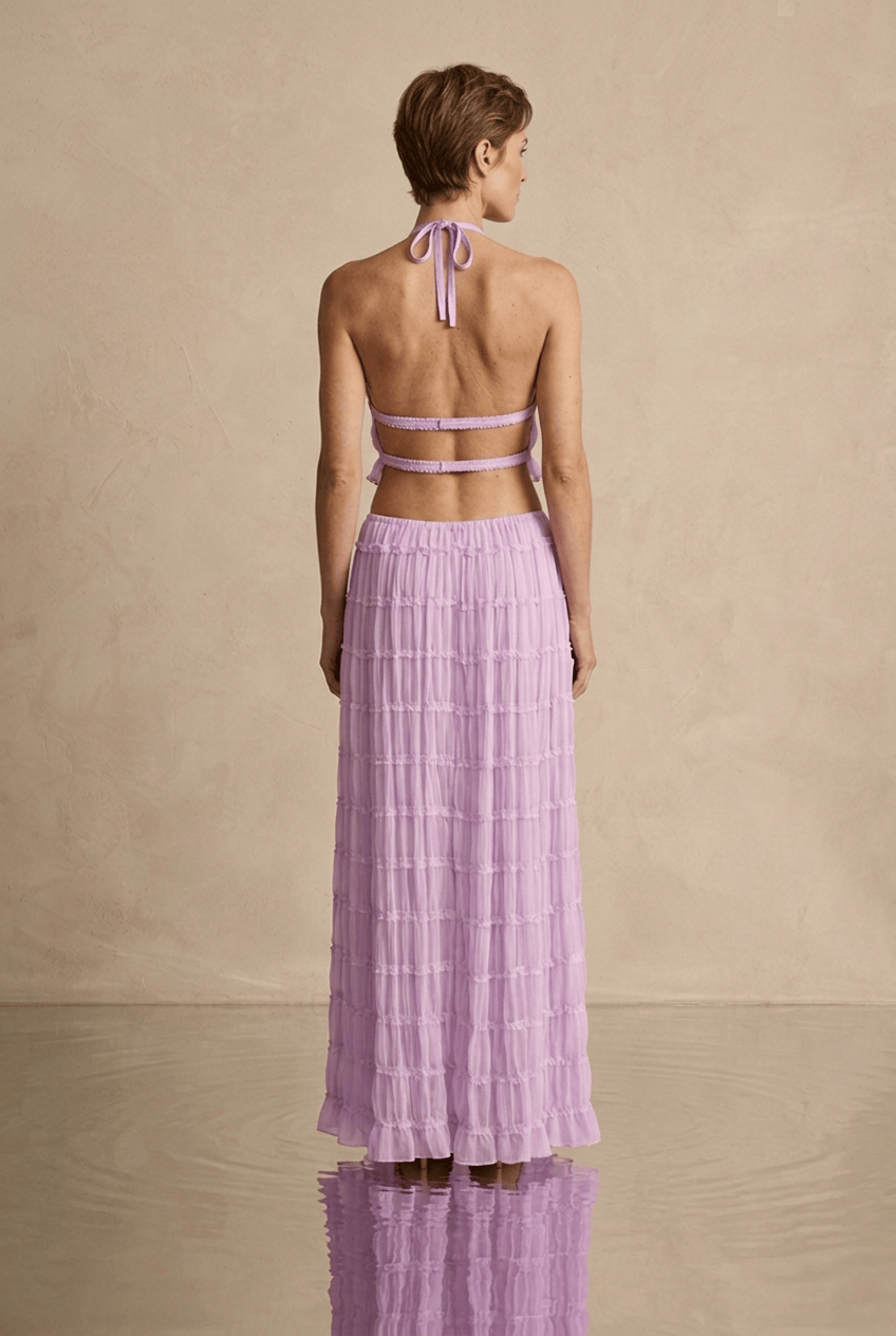 Ensemble Olivia - Top Bustier & Jupe Midi - L'atelier de Malte