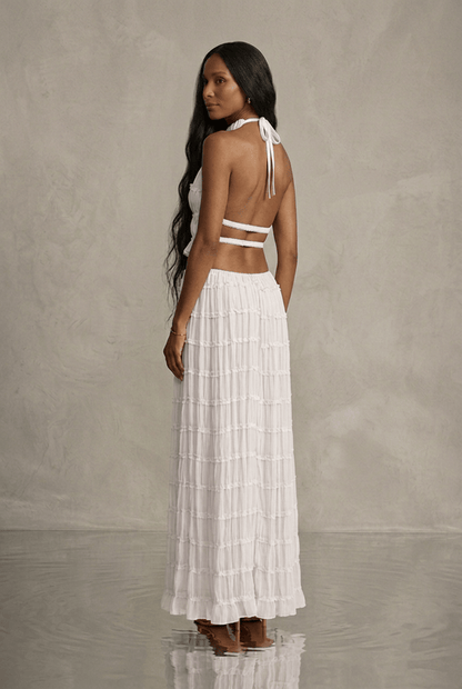 Ensemble Olivia - Top Bustier & Jupe Midi - L'atelier de Malte