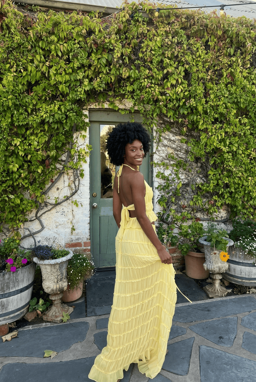 Ensemble Olivia - Top Bustier & Jupe Midi - L'atelier de Malte