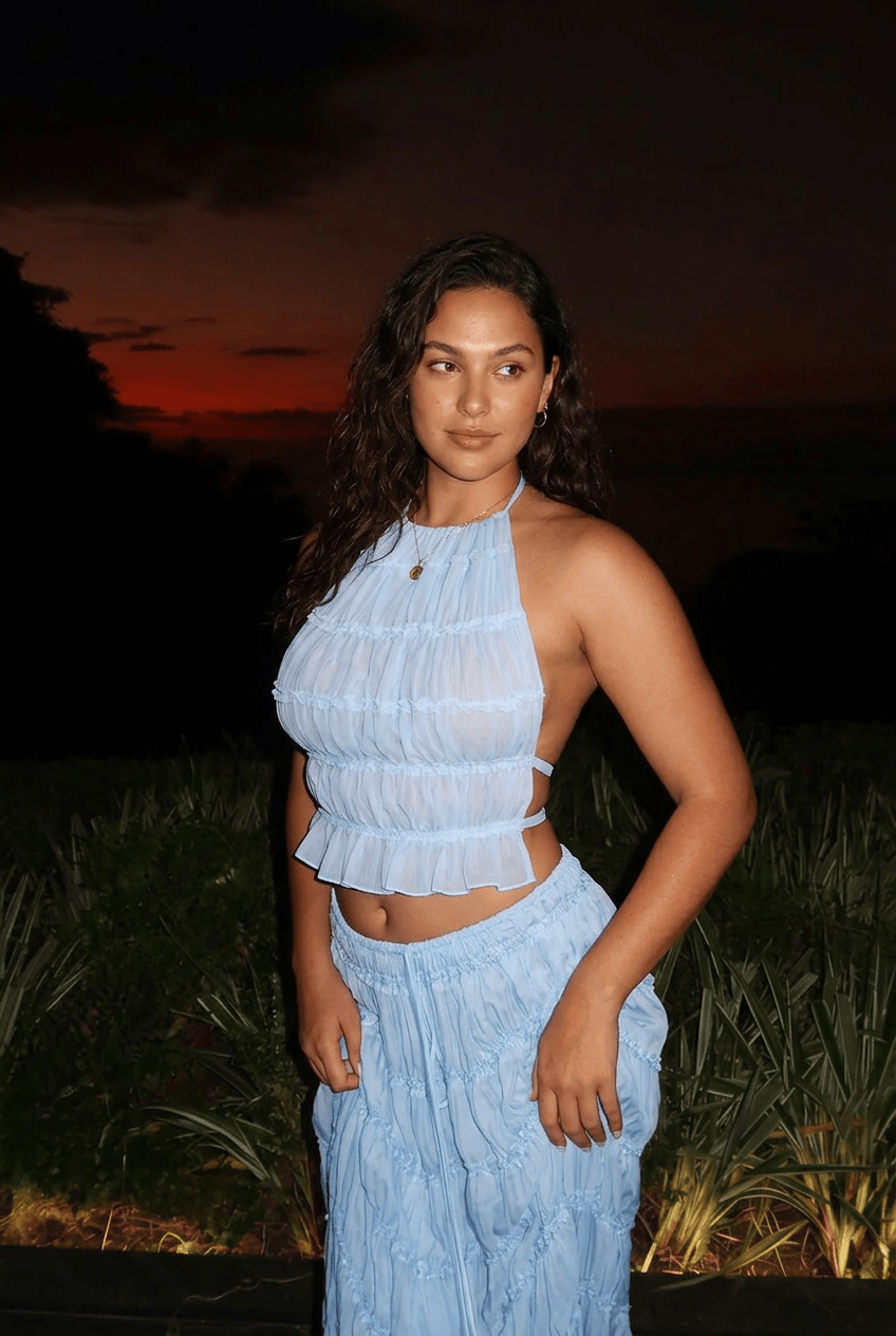 Ensemble Olivia - Top Bustier & Jupe Midi - L'atelier de Malte