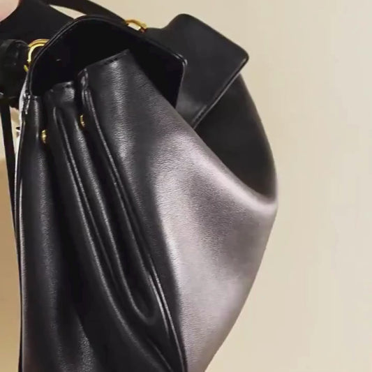 Sac Moira – Cuir lisse & verrou tourniquet