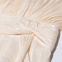 Robe Mini Liora – Robe drapée femme soirée manches longue