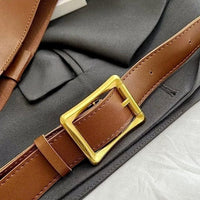 Sac à main épaule cuir vegan minimal – Sac Alba | L’Atelier de Malte