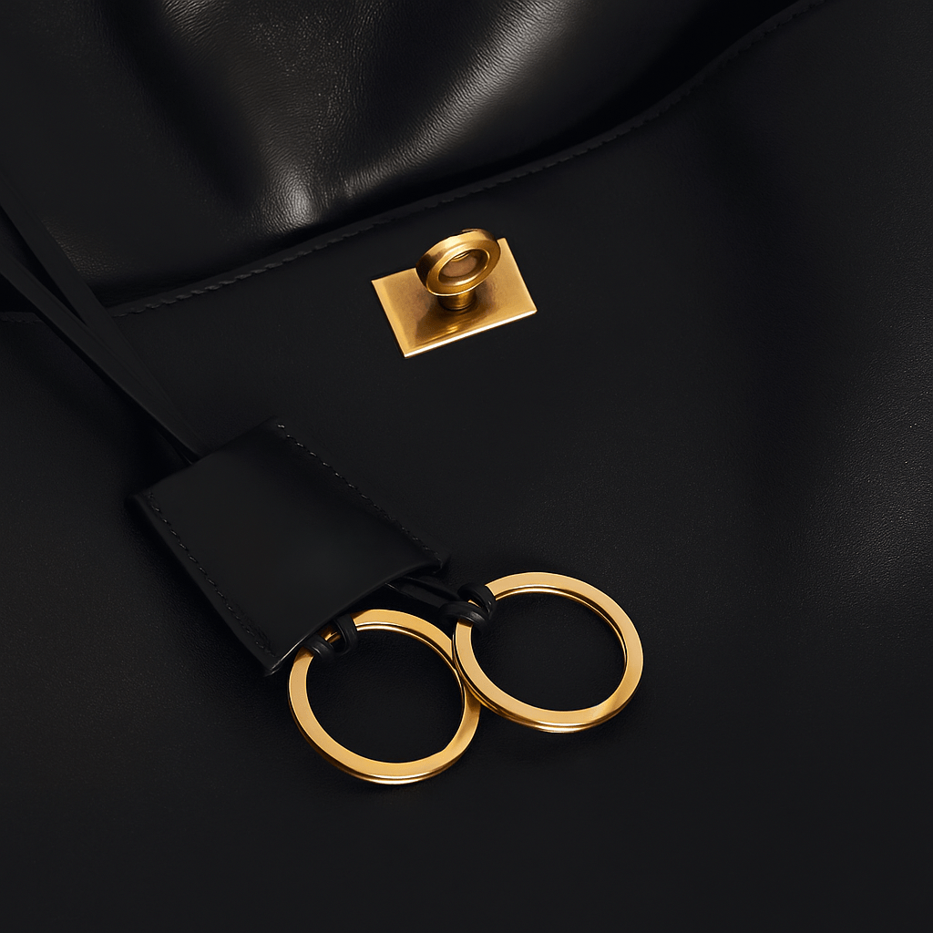 Sac à main femme Moira – Cabas cuir lisse & verrou tourniquet 