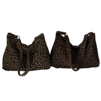 Sac à main hobo léopard Lupa – toile légère & sangle réglable