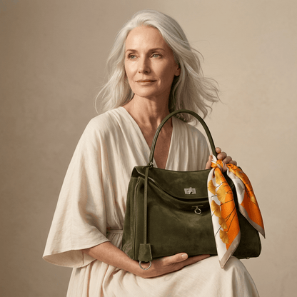 Sac à main Moira Chromatica – cabas en daim coloré L’Atelier de Malte