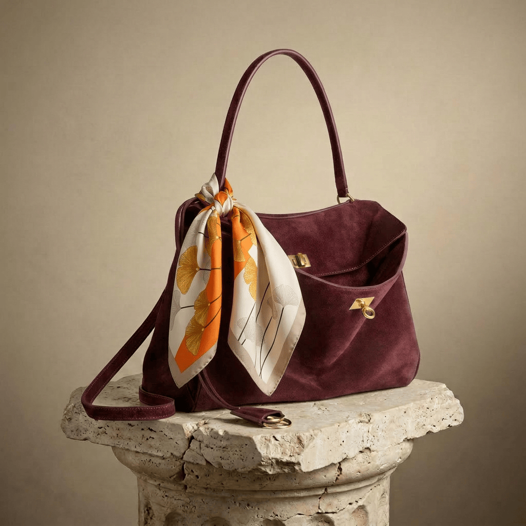 Sac à main Moira Chromatica – cabas en daim coloré L’Atelier de Malte