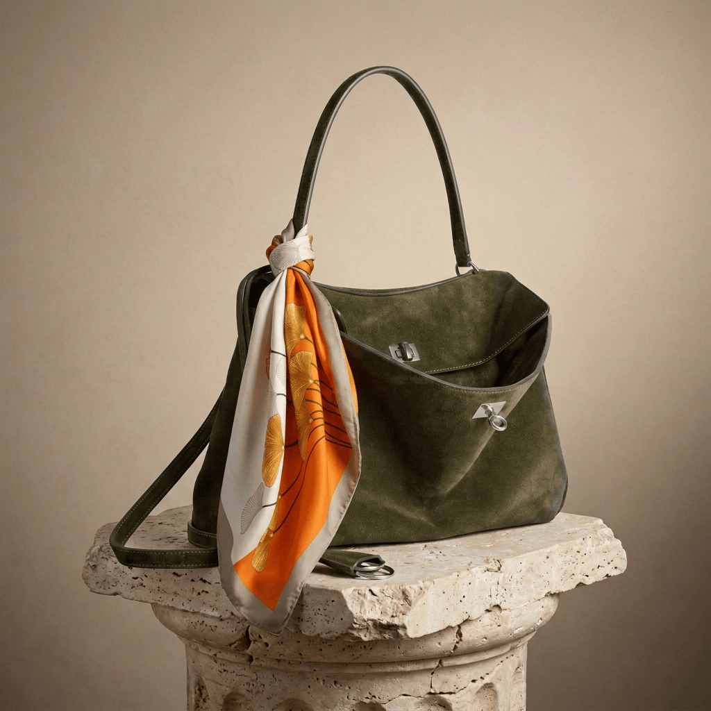 Sac à main Moira Chromatica – cabas en daim coloré L’Atelier de Malte