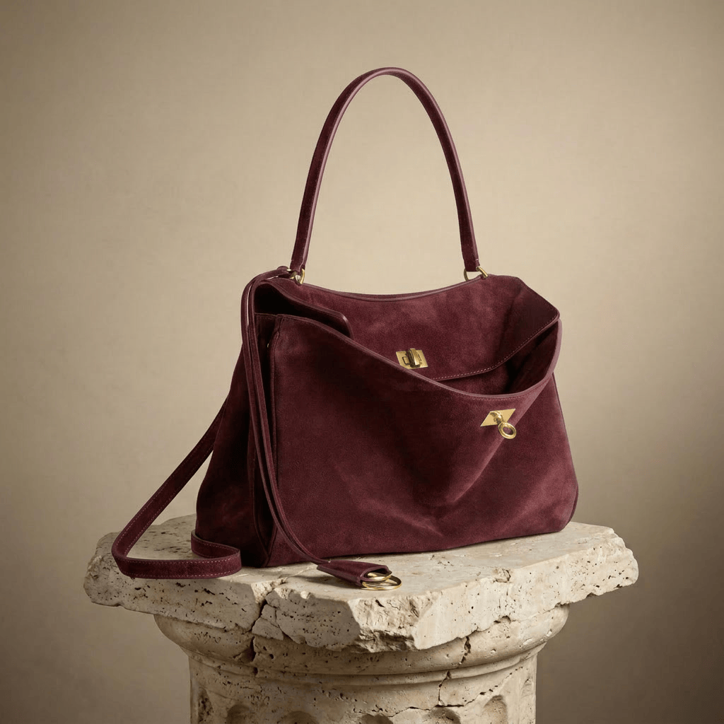 Sac à main Moira Chromatica – cabas en daim coloré L’Atelier de Malte