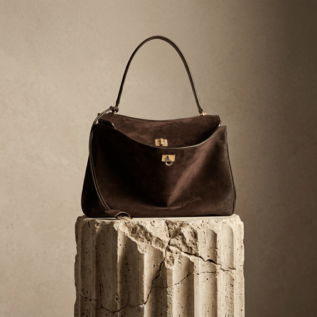 Sac Moira – Cabas daim véritable & intérieur cuir | L’Atelier de Malte Coffee
