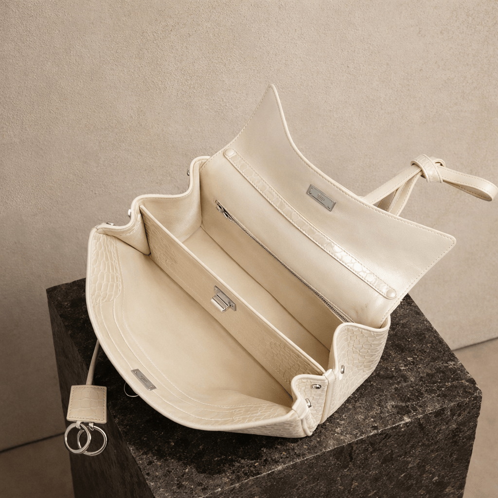 Sac Moira Coccodrillo - Grand Format, Noir