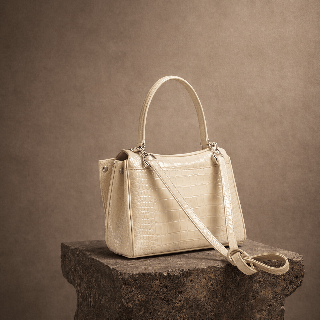 Sac Moira Coccodrillo - Grand Format, Noir