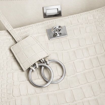 Sac Moira Coccodrillo - Grand Format, Noir