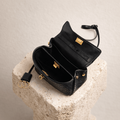 Sac Moira Coccodrillo - Grand Format, Noir